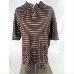 Ralph Lauren POLO Golf Pima Cotton Brown Striped
